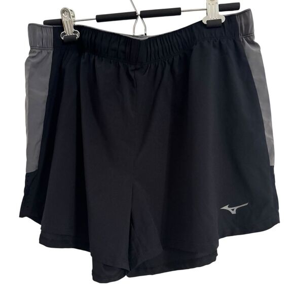 Mizuno Women's XL Black Running Alpha Short Athleisure Workout Gym - Picture 2 of 9